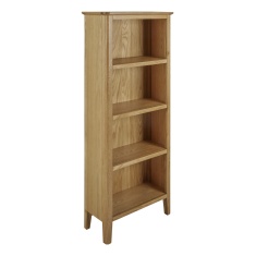 Hardwick Oak Slim Bookcase