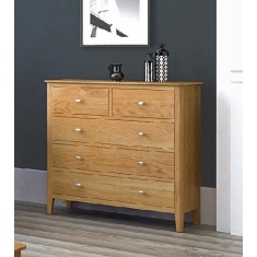 Hardwick Oak 2 + 3 Chest of Drawers Hardwick Oak 2 + 3 Chest of Drawers