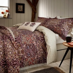 Morris & Co Blackthorn Damson Duvet Set