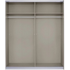 Subito Artisan Oak 181cm Sliding Door Wardrobe with Mirror Front