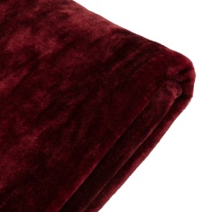 Maximus Cosy Fleece Throw 150cm x 200cm - Merlot