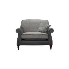 Parker Knoll Eastbury Leather/Fabric Snuggler Parker Knoll Eastbury Leather/Fabric Snuggler