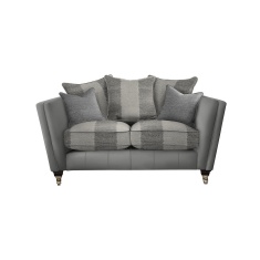 Parker Knoll Harlow 2 Seater Pillow Back Leather/Fabric Sofa Parker Knoll Harlow 2 Seater Pillow Back Leather/Fabric Sofa