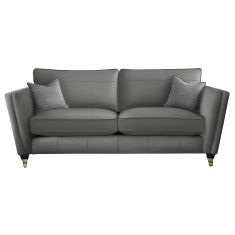Parker Knoll Harlow Grand Formal Back Leather Sofa Parker Knoll Harlow Grand Formal Back Leather Sofa