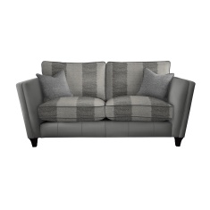 Parker Knoll Harlow Large 2 Seater Formal Back Leather/Fabric Sofa Parker Knoll Harlow Large 2 Seater Formal Back Leather/Fabric Sofa