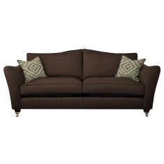 Parker Knoll Harriet Grand Formal Back Leather Sofa Parker Knoll Harriet Grand Formal Back Leather Sofa