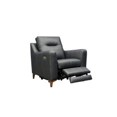 G Plan Austen Leather Armchair With Power Footrest & USB