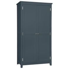 Cannes 2 Door Wardrobe - Painted Blue Cannes 2 Door Wardrobe - Painted Blue