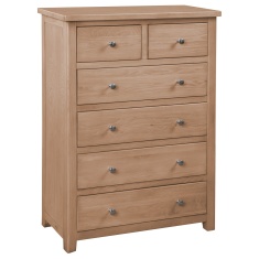 Cannes 2+4 Chest of Drawers - Oak Cannes 2+4 Chest of Drawers - Oak