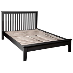 Cannes Bed Frame - Painted Charcoal Cannes Bed Frame - Painted Charcoal