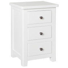Cannes Bedside Cabinet - Painted White Cannes Bedside Cabinet - Painted White