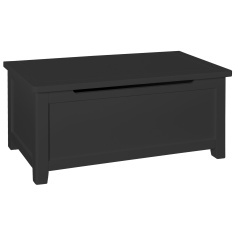 Cannes Blanket Box - Painted Charcoal Cannes Blanket Box - Painted Charcoal