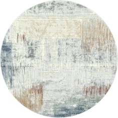 Mastercraft 063-0393/6656 Galleria Round Rug - Blue/Beige Mastercraft 063-0393/6656 Galleria Round Rug - Blue/Beige
