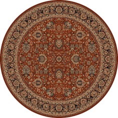 Mastercraft 4362/300 Kashqai Round Rug - Red Mastercraft 4362/300 Kashqai Round Rug - Red