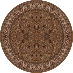 Mastercraft 4362/600 Kashqai Round Rug - Olive Green Mastercraft 4362/600 Kashqai Round Rug - Olive Green