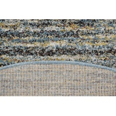 Mastercraft 023-0067/5949 Mehari Shaggy Round Rug - Blue Multi