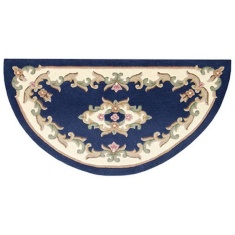 Melrose Royal Round Rug - Blue