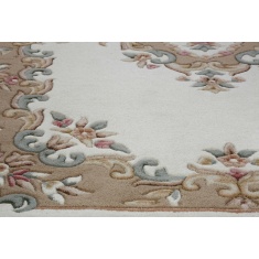 Melrose Royal 69x137cm Half Moon Rug - Cream/Beige