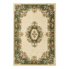 Melrose Royal Rug - Cream/Green Melrose Royal Rug - Cream/Green