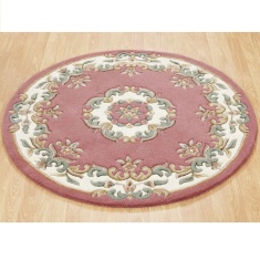 Melrose Royal Round Rug - Rose