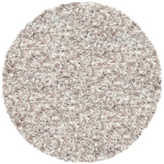 Mastercraft 039-001/2211 Twilight Shaggy Round Rug - Linen/White Mastercraft 039-001/2211 Twilight Shaggy Round Rug - Linen/White