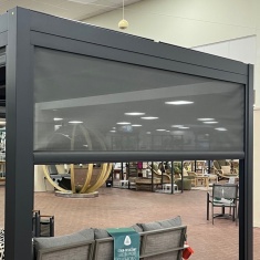 Norfolk Leisure Royce Cube Gazebo - Pull Down Screen