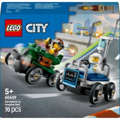 LEGO City 60459 Aeroplane vs. Hospital Bed Race Car Pack LEGO City 60459 Aeroplane vs. Hospital Bed Race Car Pack