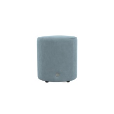 G Plan Vintage Bow Tall Round Leather Footstool G Plan Vintage Bow Tall Round Leather Footstool