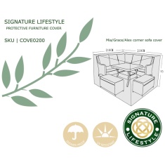 Signature Weave Cover For Alarna Corner Set Signature Weave Cover For Alarna Corner Set