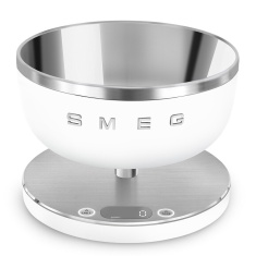 Smeg KSC01WHWW Kitchen Scales In Matte White Smeg KSC01WHWW Kitchen Scales In Matte White