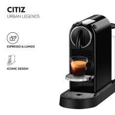 Nespresso EN167.B Citiz Coffee Machine - Black Nespresso EN167.B Citiz Coffee Machine - Black