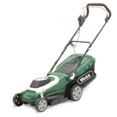 Webb WEER37RR Supreme 37cm (15inch) Electric Rotary Lawnmower with Rear Roller Webb WEER37RR Supreme 37cm (15inch) Electric Rotary Lawnmower with Rear Roller