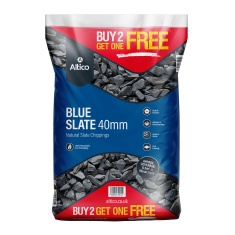 Altico Natural Slate Chippings 40mm - Blue Slate Altico Natural Slate Chippings 40mm - Blue Slate