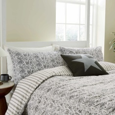 Helena Springfield Byron Duvet Set - Grey & Linen