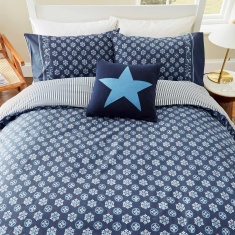 Helena Springfield Tobay Duvet Set - Cobalt Blue & Navy Helena Springfield Tobay Duvet Set - Cobalt Blue & Navy