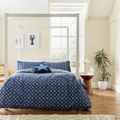 Helena Springfield Tobay Duvet Set - Cobalt Blue & Navy