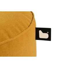 Extreme Lounging Indoor B Poufe Brushed Suede - Mustard