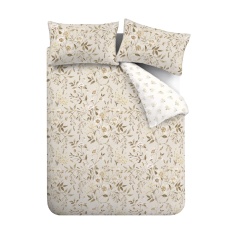 Catherine Lansfield Isadora Floral Duvet Set - Natural