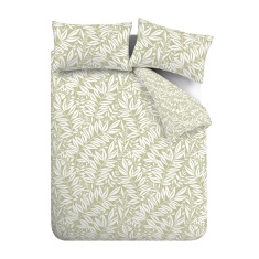 Catherine Lansfield Sorrel Leaf Duvet Set - Green