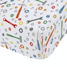 Catherine Lansfield Digger Dreams Fitted Sheet - Multi Catherine Lansfield Digger Dreams Fitted Sheet - Multi