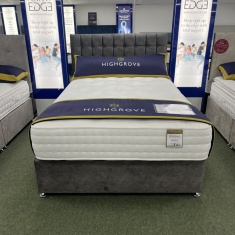 Highgrove Brixton Mattress & Divan Set With Headboard Highgrove Brixton Mattress & Divan Set With Headboard