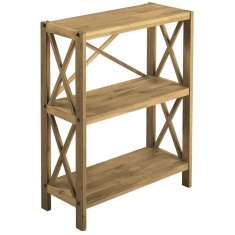 X Oak 3 Shelf Unit X Oak 3 Shelf Unit