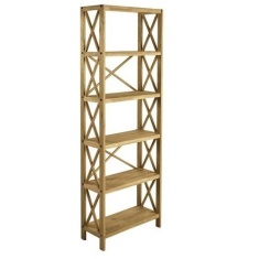 X Oak 6 Shelf Unit X Oak 6 Shelf Unit