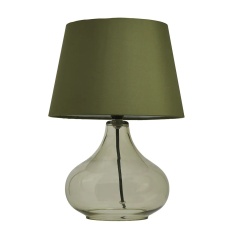 BHS Clarise Glass Table Lamp - Bottle Green BHS Clarise Glass Table Lamp - Bottle Green