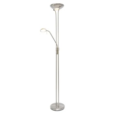 BHS Mother & Child LED Floor Lamp - Satin Nickel BHS Mother & Child LED Floor Lamp - Satin Nickel