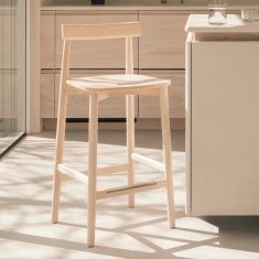 Ercol Lara Counter Stool With Back 65cm Ercol Lara Counter Stool With Back 65cm