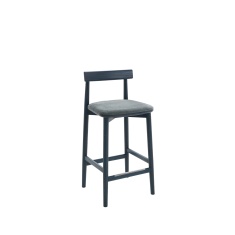 Ercol Upholstered Lara Counter Stool With Back 65cm Ercol Upholstered Lara Counter Stool With Back 65cm