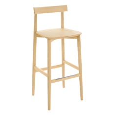 Ercol Upholstered Lara Bar Stool With Back 75cm Ercol Upholstered Lara Bar Stool With Back 75cm