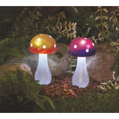 Smart Garden Button Shroom Stake Light (Assorted) Smart Garden Button Shroom Stake Light (Assorted)