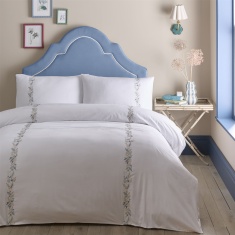 Appletree Julianna Embroidery Duvet Set - White Appletree Julianna Embroidery Duvet Set - White